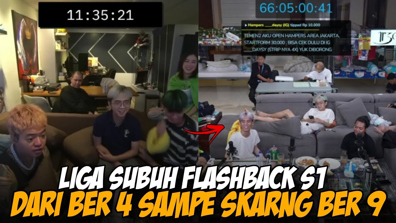 LIGA SUBUH FLASHBACK SEASON 1 YUKA SLALU JADI KORBAN🤣ARAP MAU UNDANG BUBBLE, GAMAU UNDANG B2F🤣#yb