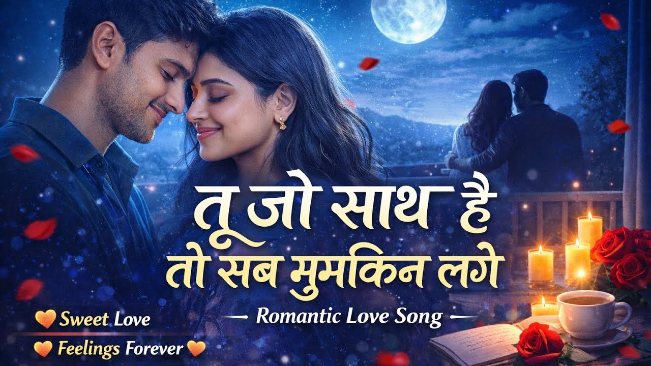 तू जो साथ है तो सब मुमकिन लगे ❤️ | New Hindi Romantic Love Song |  Amit Pal 