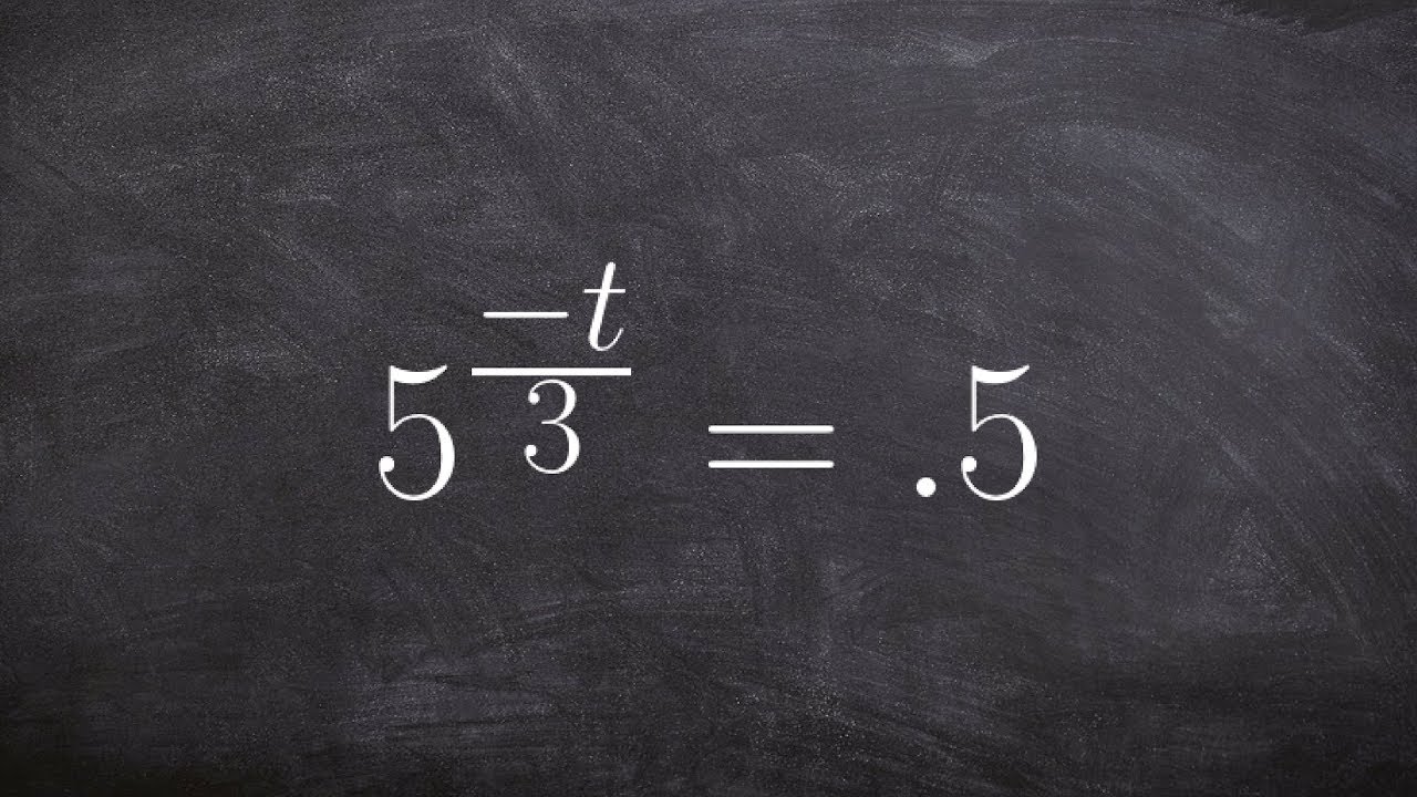 Solving Exponential equations