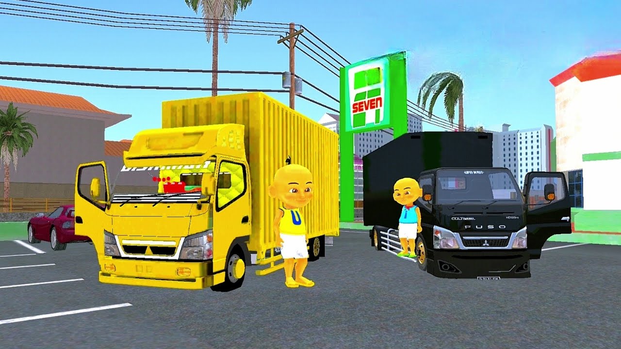 Upin dan Ipin Pergi Ke Kota Bawa Truk Oleng Telolet Terbaru 🤩🤪 ELTIVISION