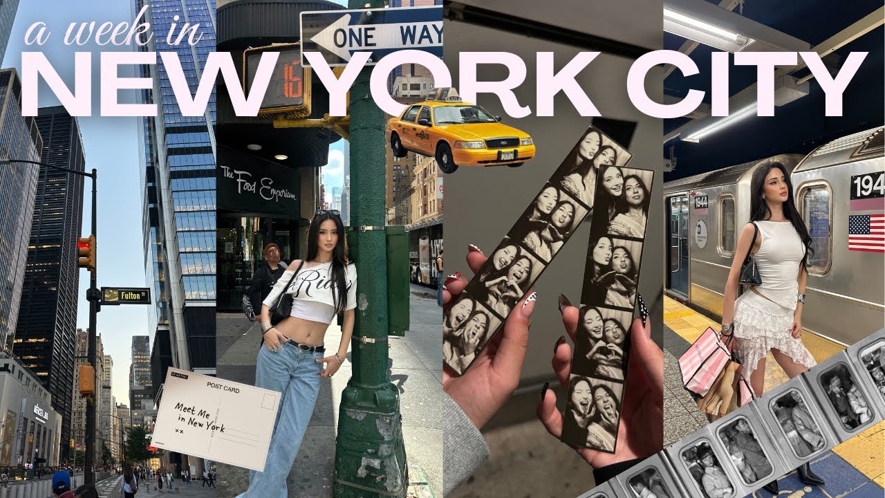 NYC VLOG 🍎🗽🚕  trip with bestie, shopping, central park, bagels, fifth avenue, hotel