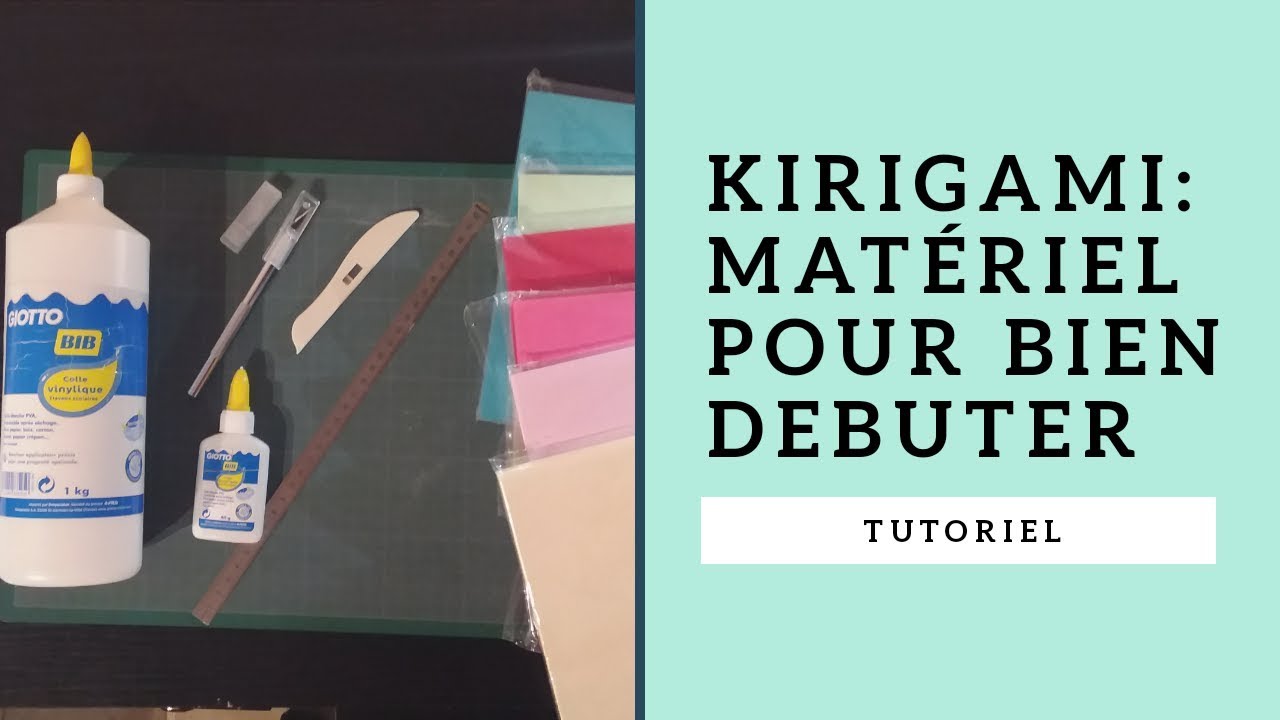 Comment débuter en Kirigami: matériel indispensable pour débutant
