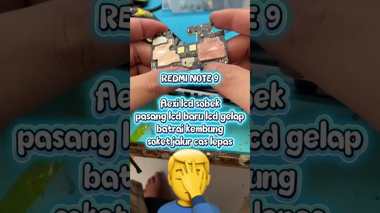 cara atasi redmi note 9 lcd gelap