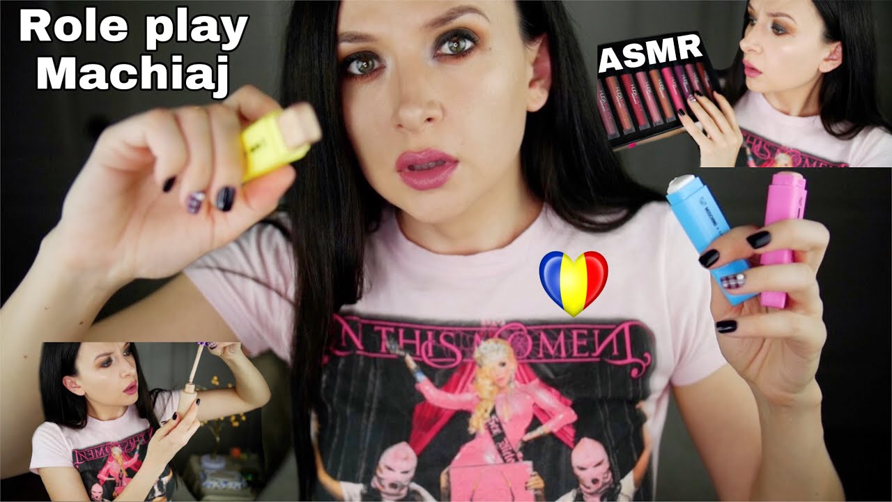 Prietena te machiază *ASMR în Română