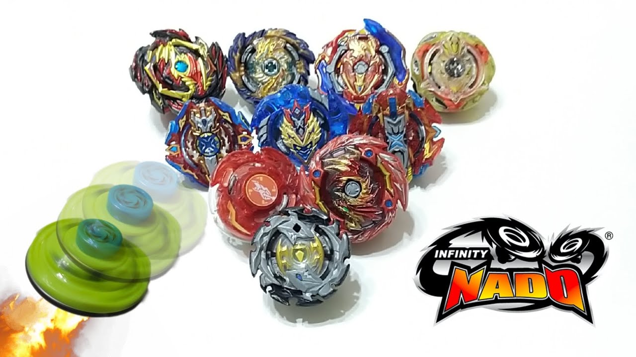 تحمل فائق! الثقب الساطع ومحيط الأمواج ضد بلابل البرست | Infinity Nado & BeyBattle Burst