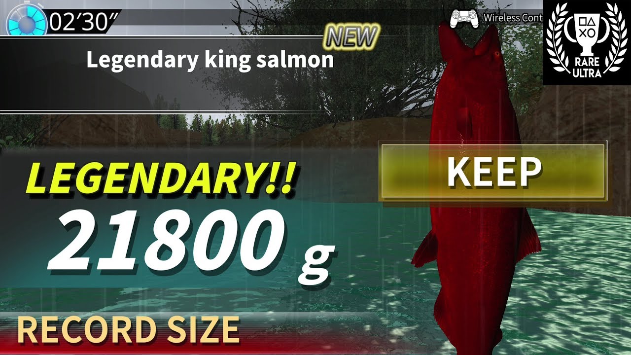 Legendary Fishing - Legendary King Salmon Fisher Trophy / Achievement