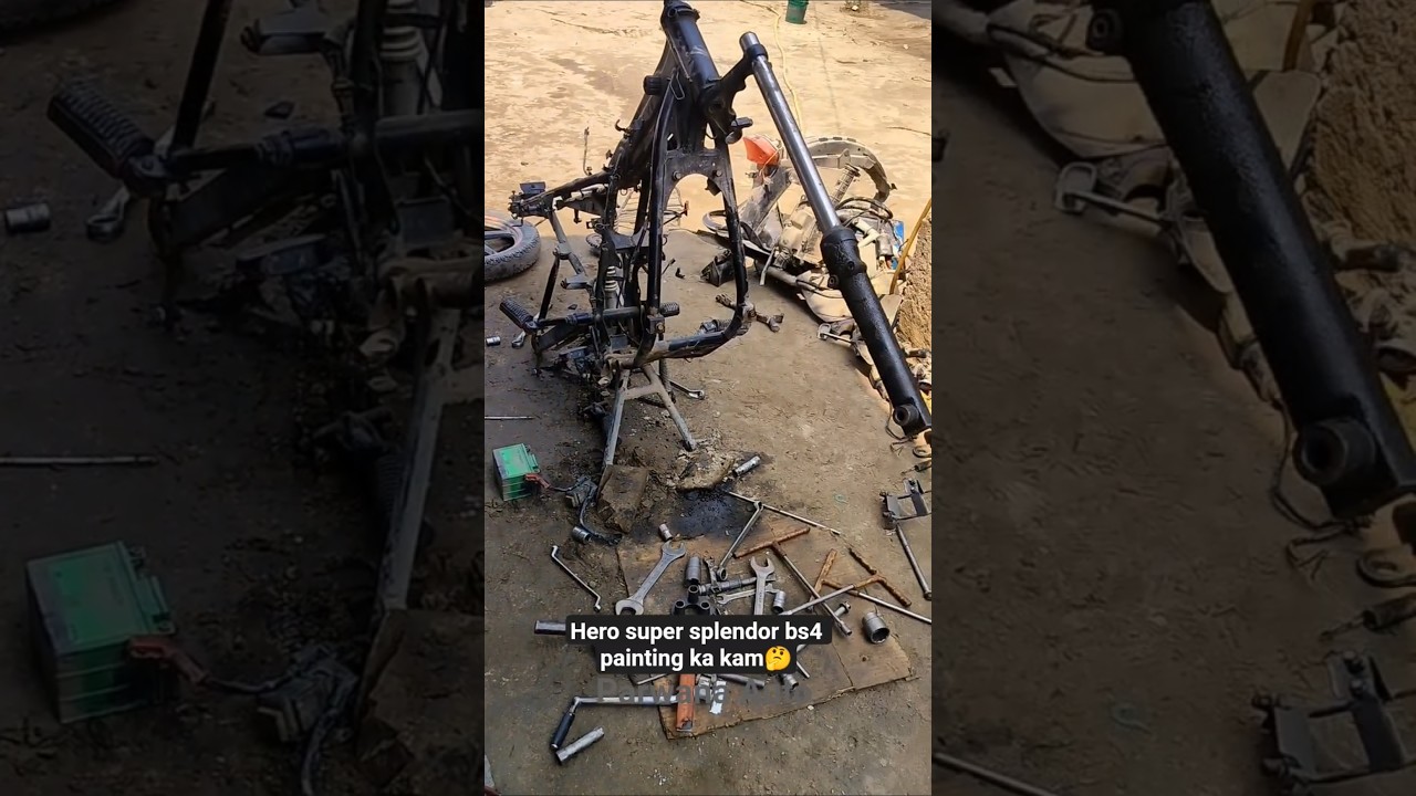 Hero super Splendor bs4 full bike painting #short