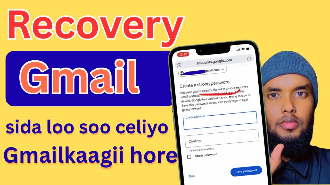 Sida Gmail kaagii Hore Loosoo Celiyo Tallaabo Tallaabo