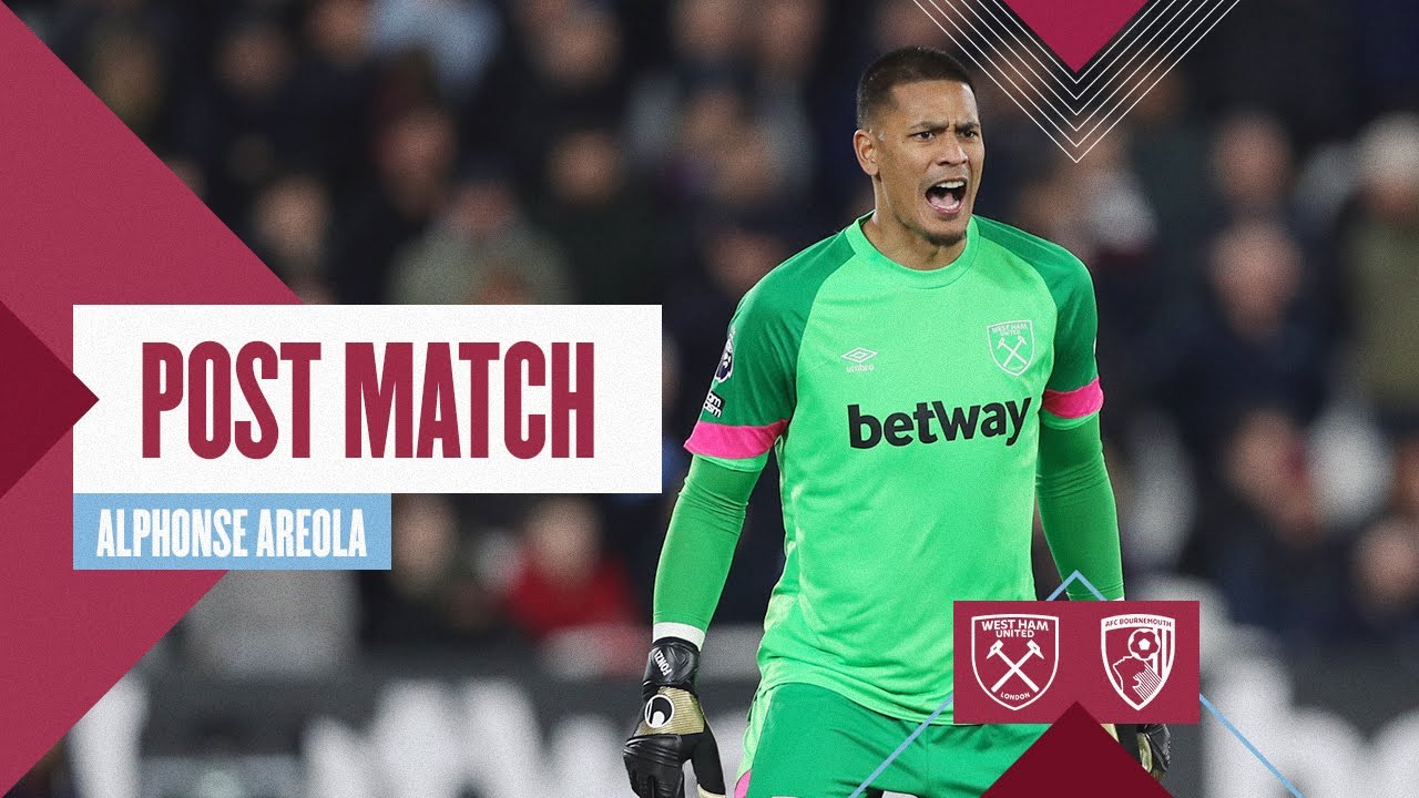 Alphonse Areola Post Match Reaction | West Ham 1-1 Bournemouth