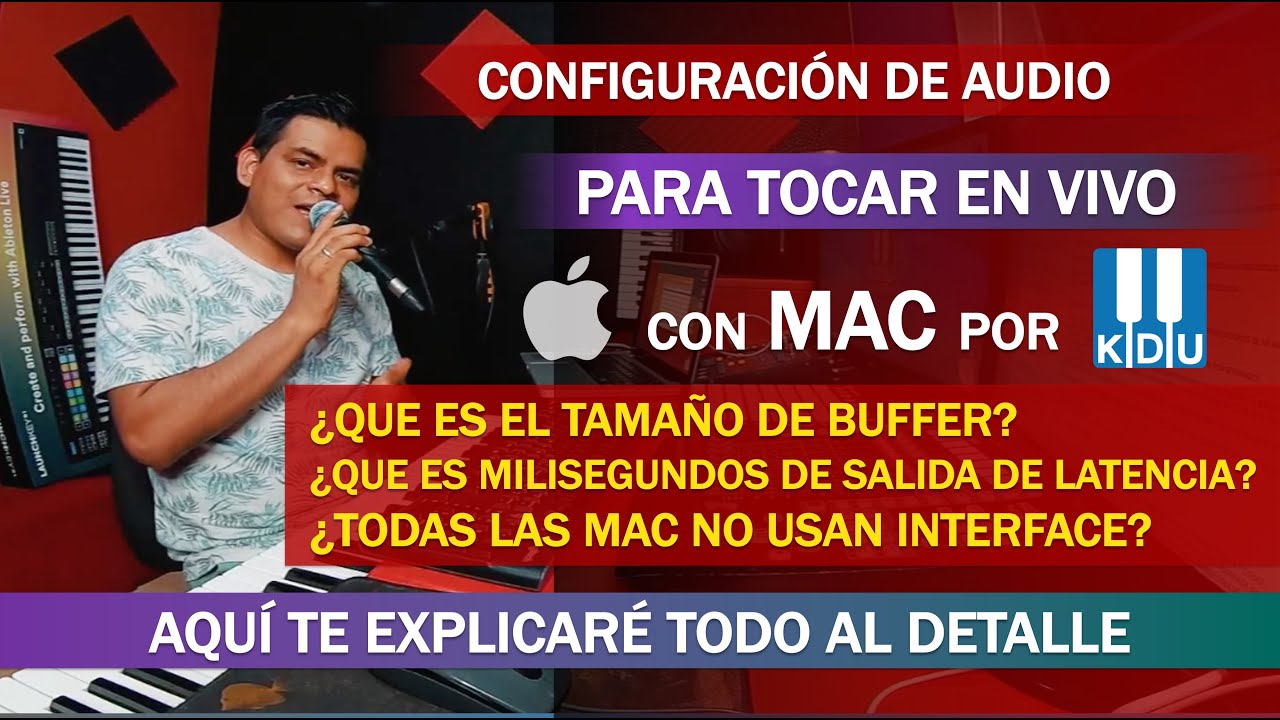 ✅Mac - Configuración de audio para tocar en vivo - Reason, Kontakt, Main Stage y otros por KDU