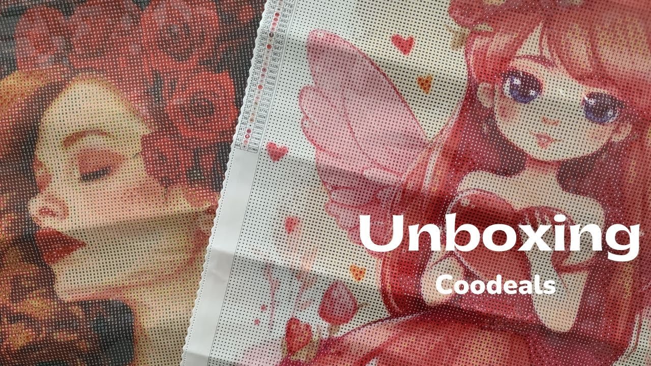 Unboxing de deux diamond paintings de la marque Coodeals + code de réduction!