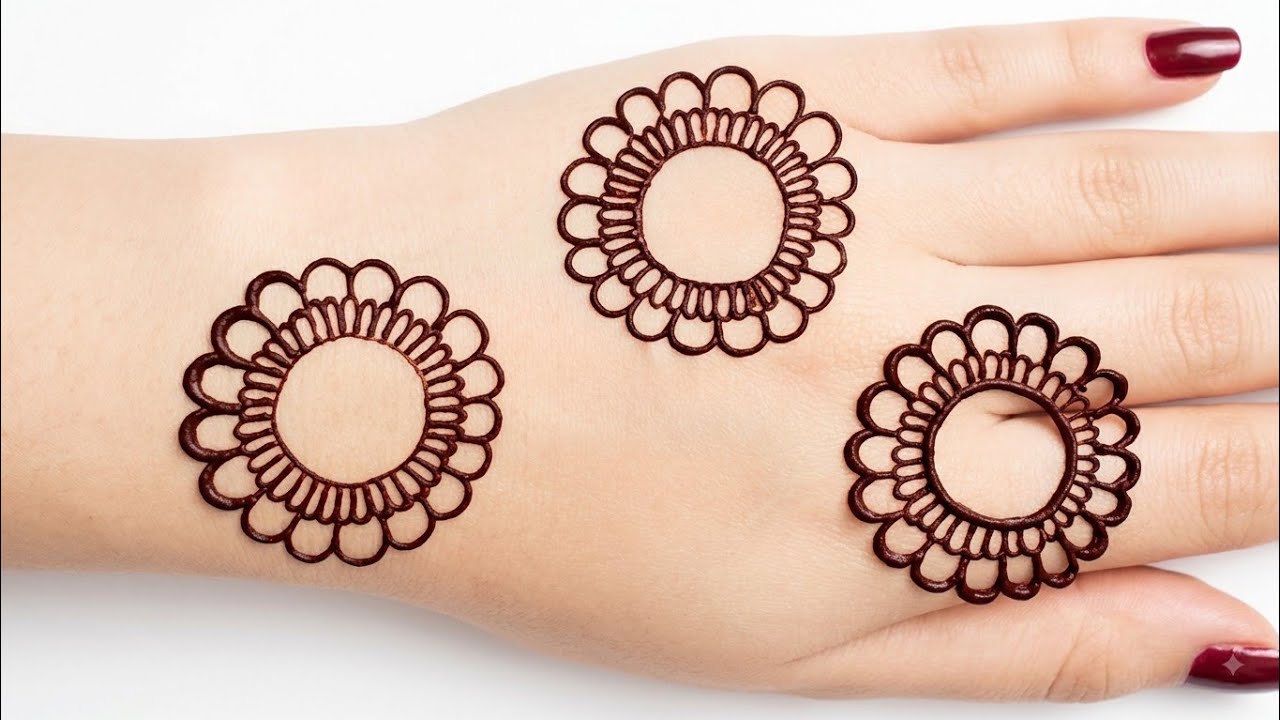 Easy Trick Mehndi Design For Hand | Back Hand Mehndi Design | Mehndi Ki Design | 