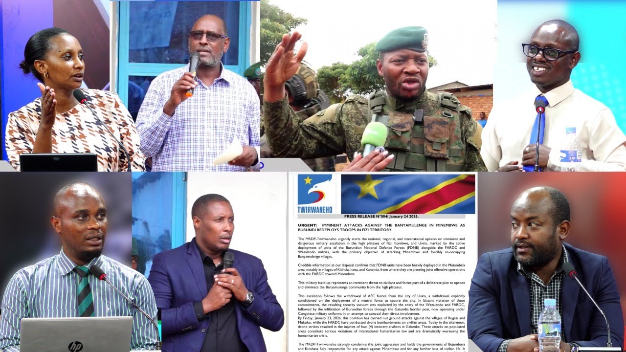 ABANYAMULENGE BAHUNZE UVIRA NYUMA Y'UKO M23 IHAVUYE GUTE?// ABACANSHURO BAGARUTSE KU RUGAMBA.