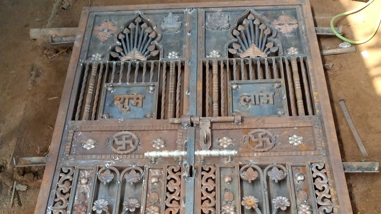 #shakilshaikh  Learn to make a fancy iron gate lohe ka maharaja gate banana sikhen