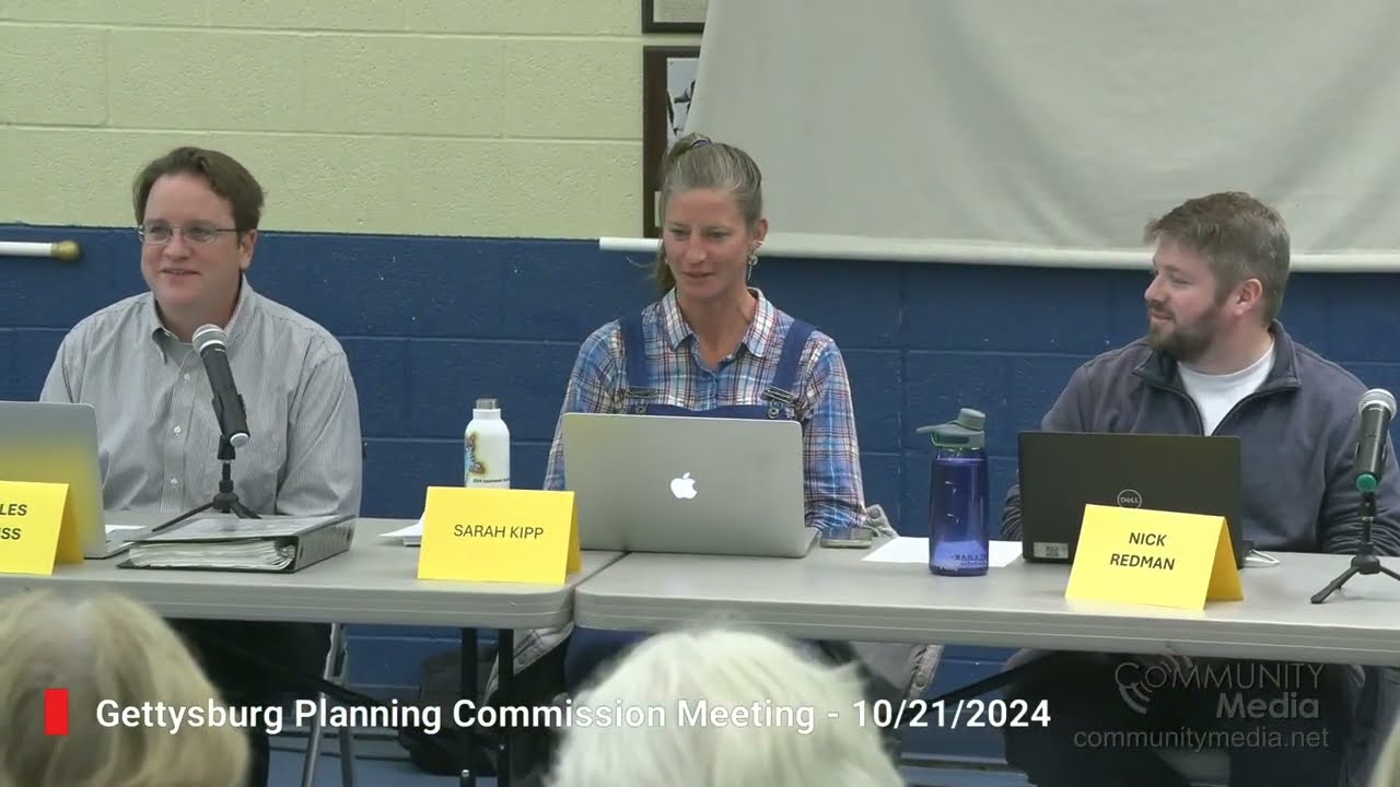 Gettysburg Planning Commission Meeting - 10/21/2024