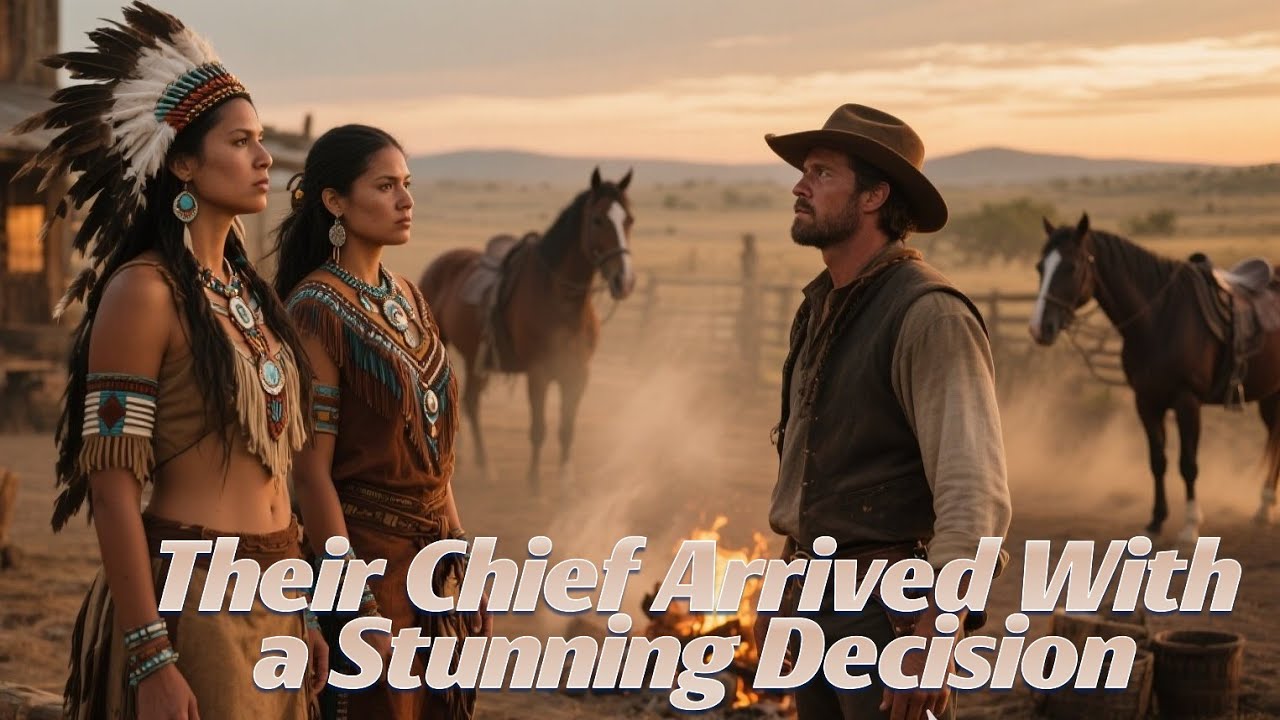 Destitute Rancher Rescued Two Giant Apache Sisters — Their Chief Arrived With a Stunning Decision