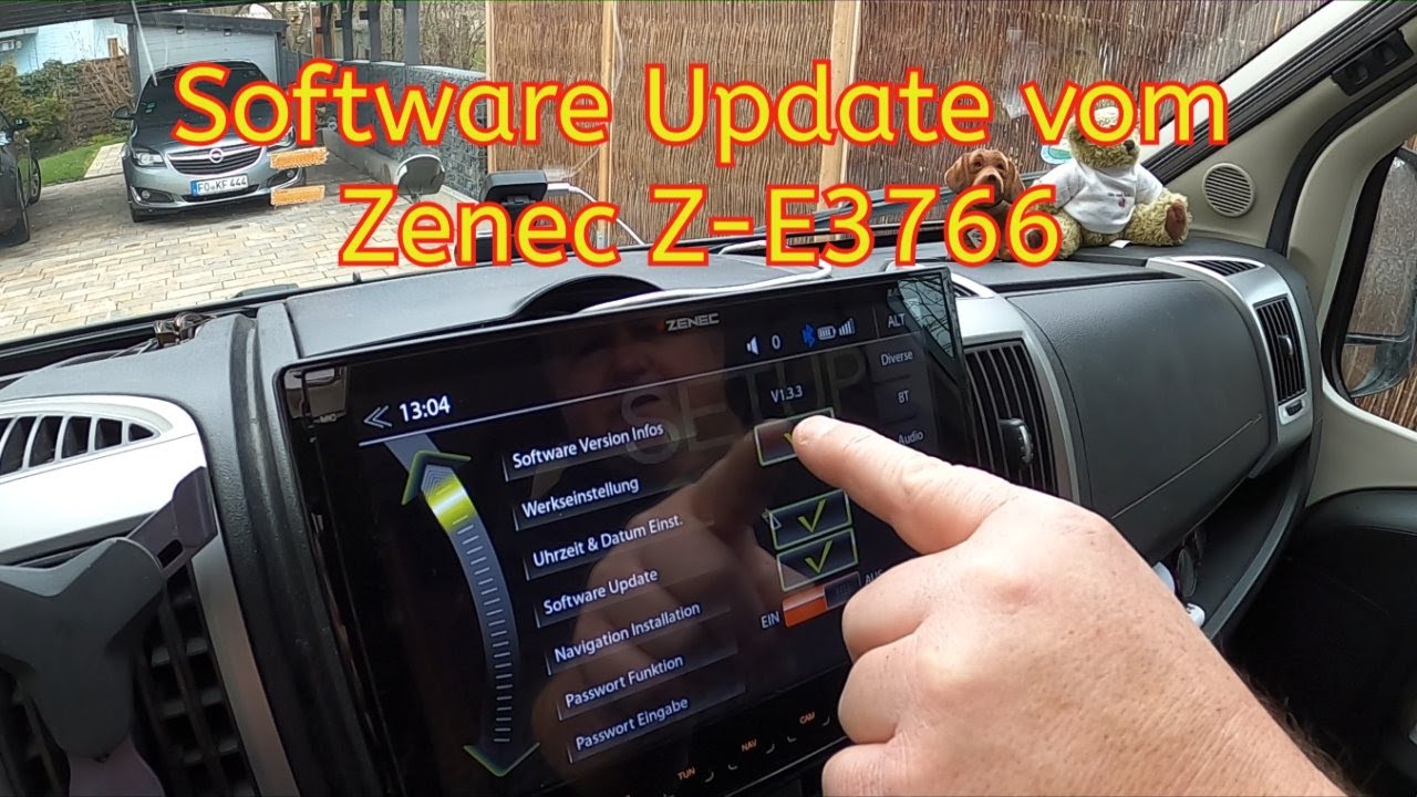 Wir bringen unser Zenec auf den neuesten Stand. Software Update vom Z-E3766  Vlog 7/23