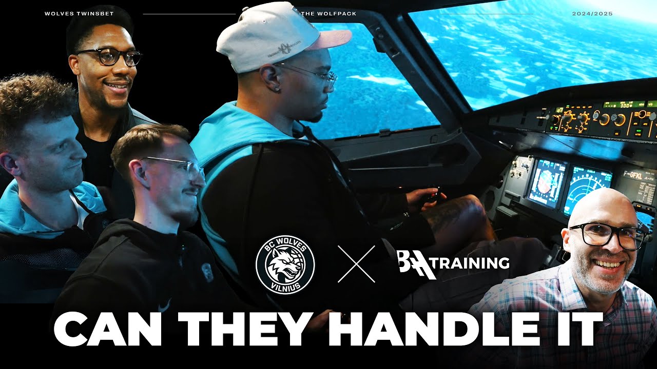 BAA Training Simulator: Can They Handle It? 🛫 | BC Wolves