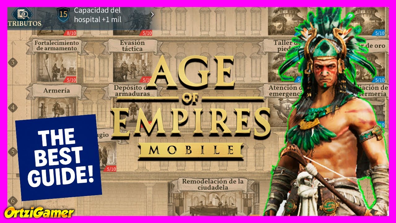 ✅AGE OF EMPIRES MOBILE - CIUDADELA - INSTALACIONES - GUIA TUTORIAL