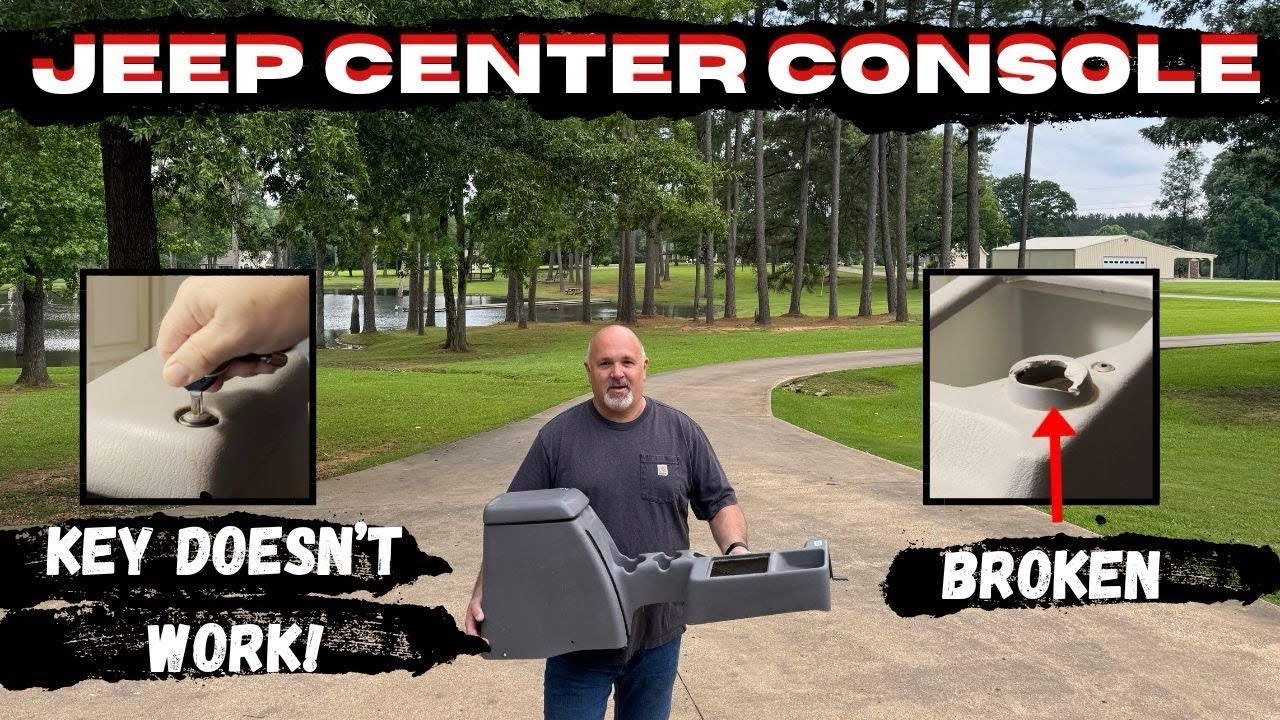 Jeep Wrangler TJ OEM Center Console Re-keyed!