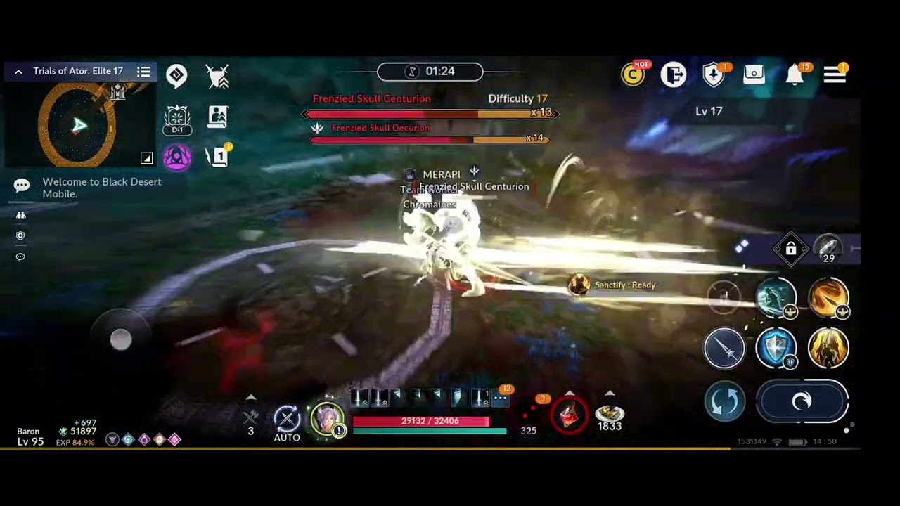 Trials of Ator Elite Level 17 - Black Desert Mobile