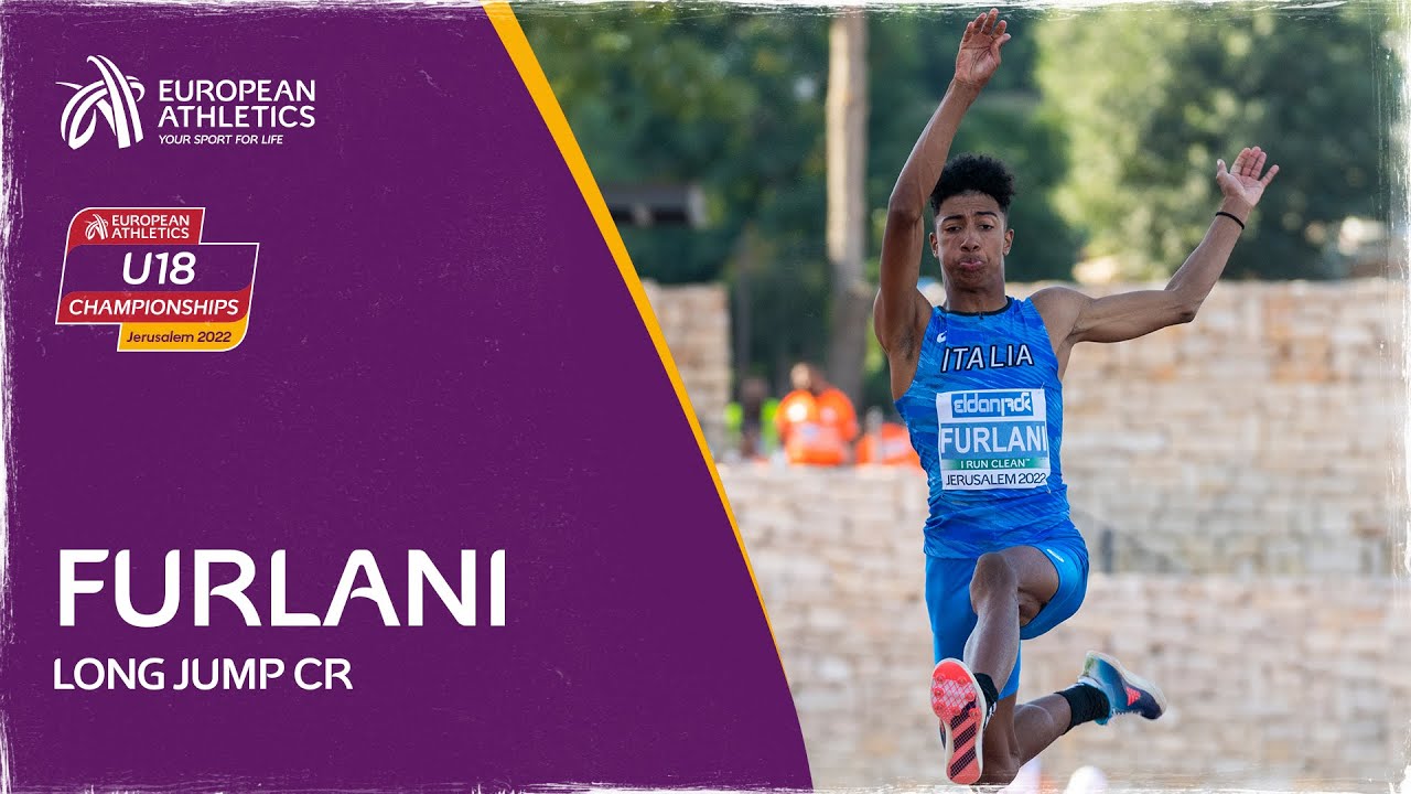 8.04m! Mattia Furlani sets European U18 BEST! | European Athletics U18 Championships