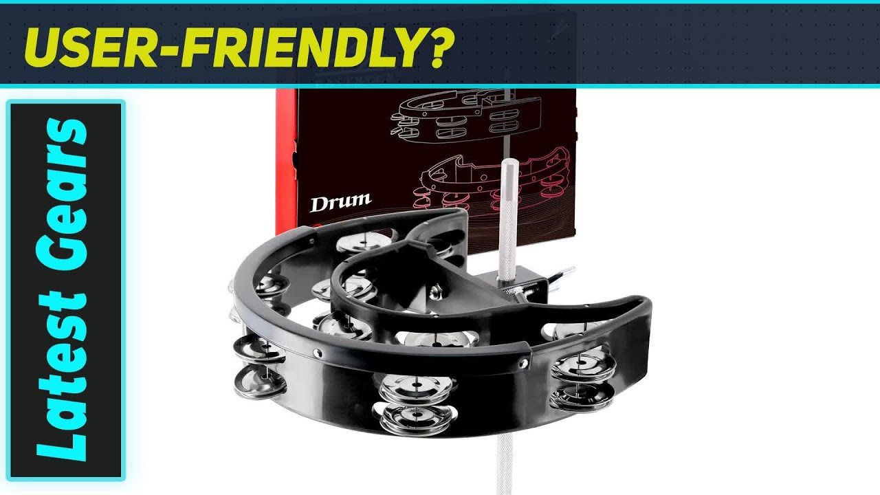 EASTROCK Drum Set Tambourine: The Ultimate Hi-Hat Jingle Upgrade!
