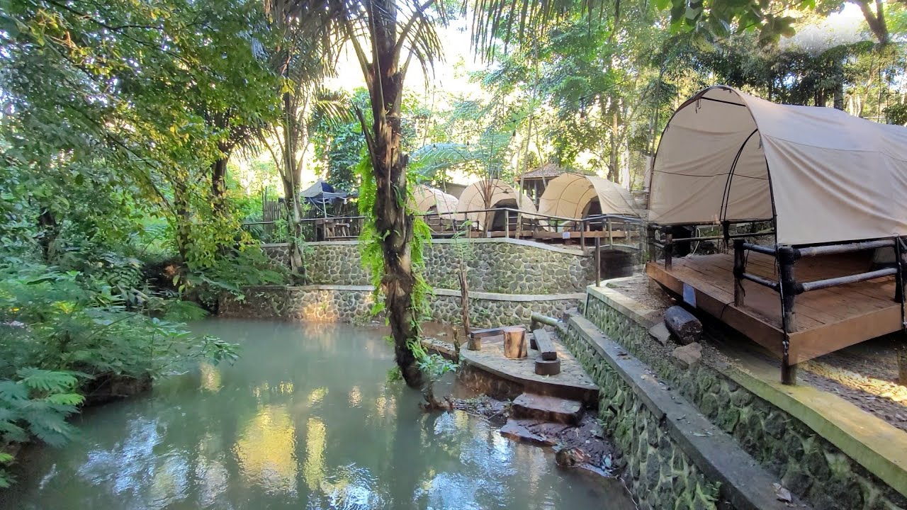 Lagi Viral Di Sumedang‼️Villa Dan Glamping Terbaru Di Pinggir Sungai