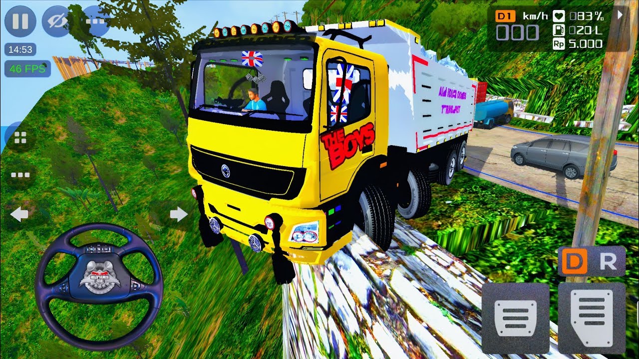 Full loaded Bharat Benz Stones Transport 💥| Big Dumper Truck Driving In BUSSID 🎮