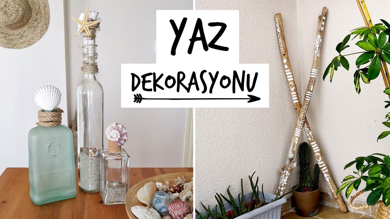 Yaz Dekorasyonu İçin Kendin Yap Fikirler