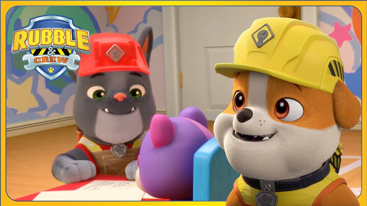 Building a New Playroom | Rubble and Crew | Cartoons for Kids