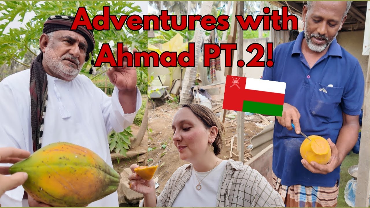 Day 3 in Salalah - eating Pan and Papaya on a farm!