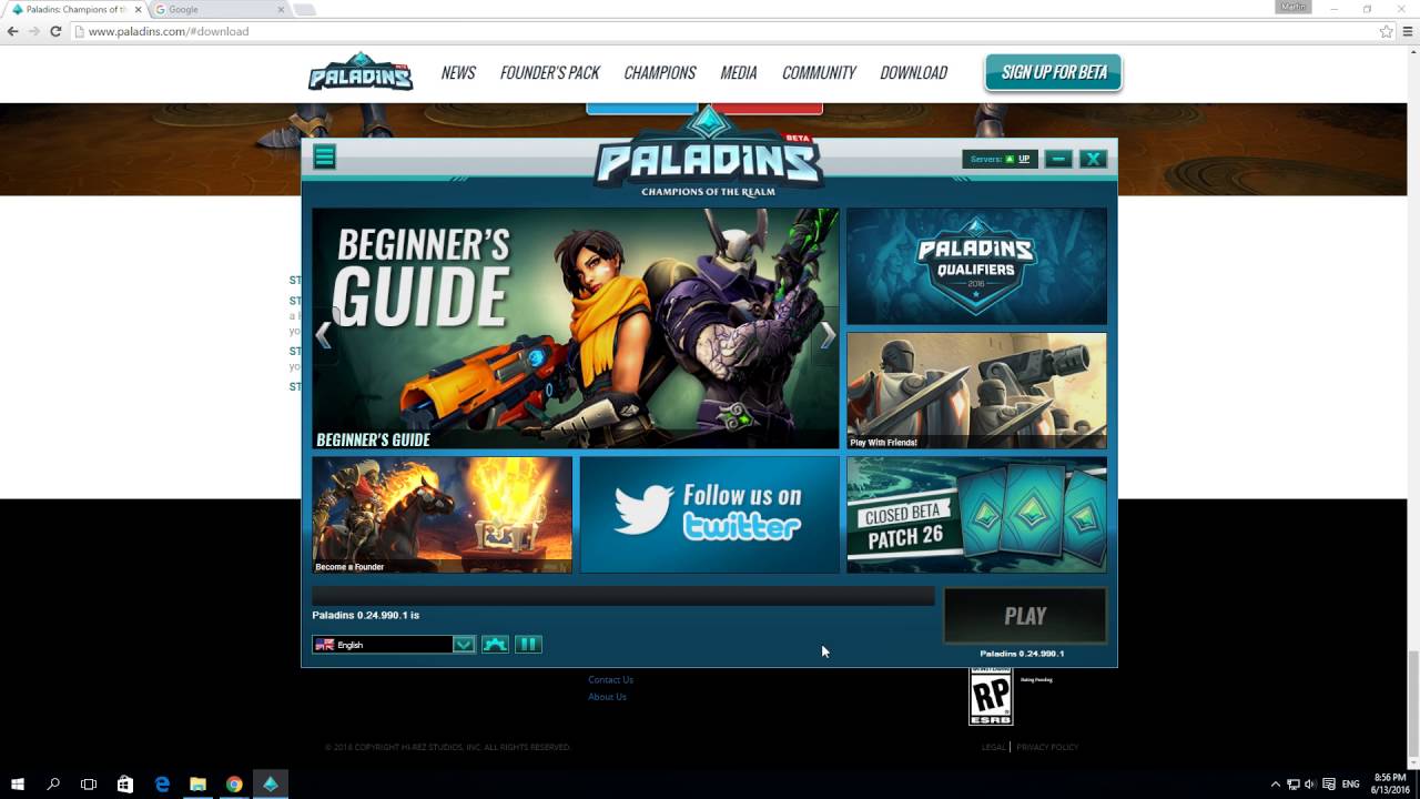 How to Download and Install Paladins