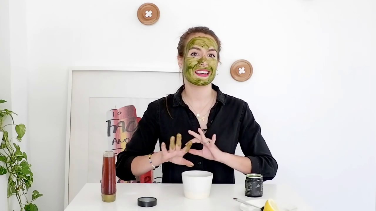 Mascarilla de té matcha