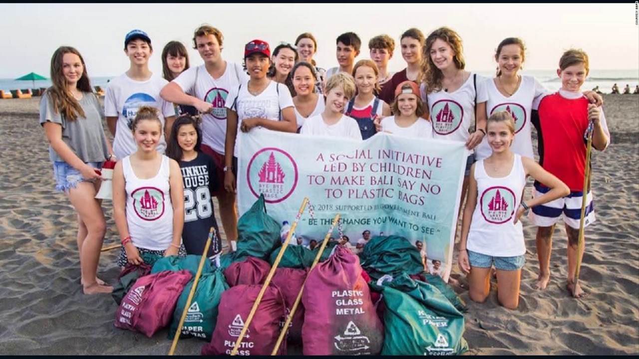 The teenagers getting plastic bags banned in Bali