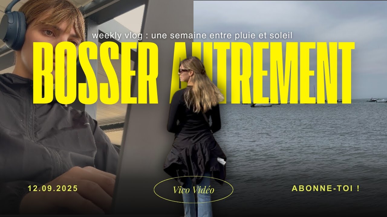 weekly vlog | bosser en camping entre pluie et soleil