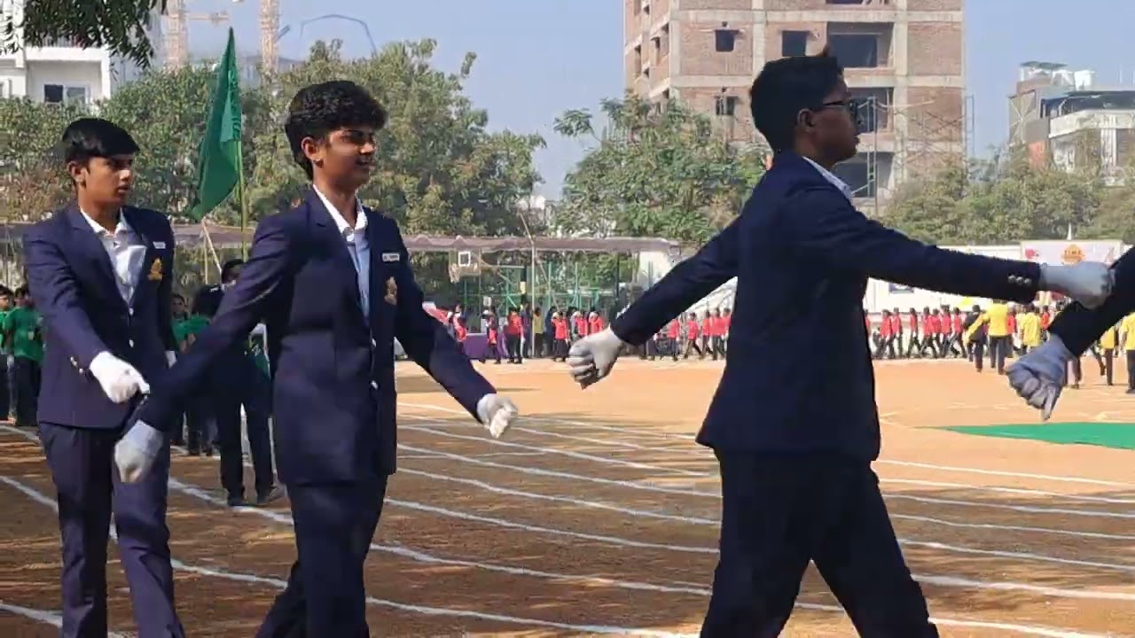 T.I.M.E. School, Bandlaguda, Annual Sports Day (23-24) - March Past