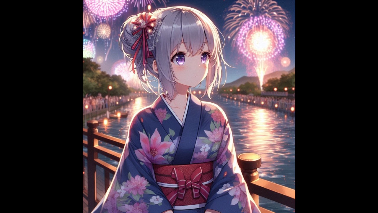 夏の終わりの花火