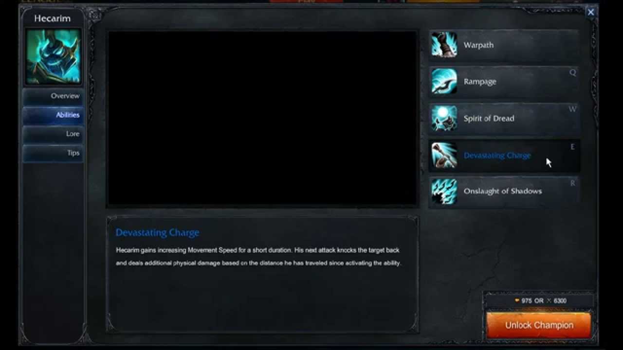 Hecarim abilities - League of Legends