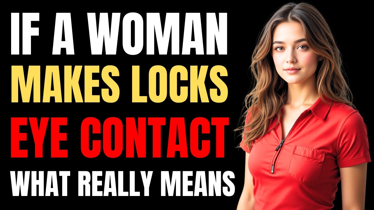 If a Woman Locks Eyes With You... Here's What She's REALLY Saying