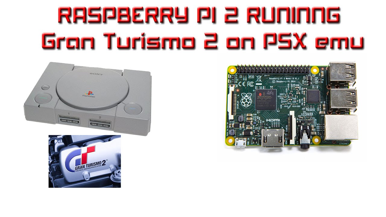 Raspberry Pi 2 running Gran Turismo 2 with Retropie and emulation station psx emulator