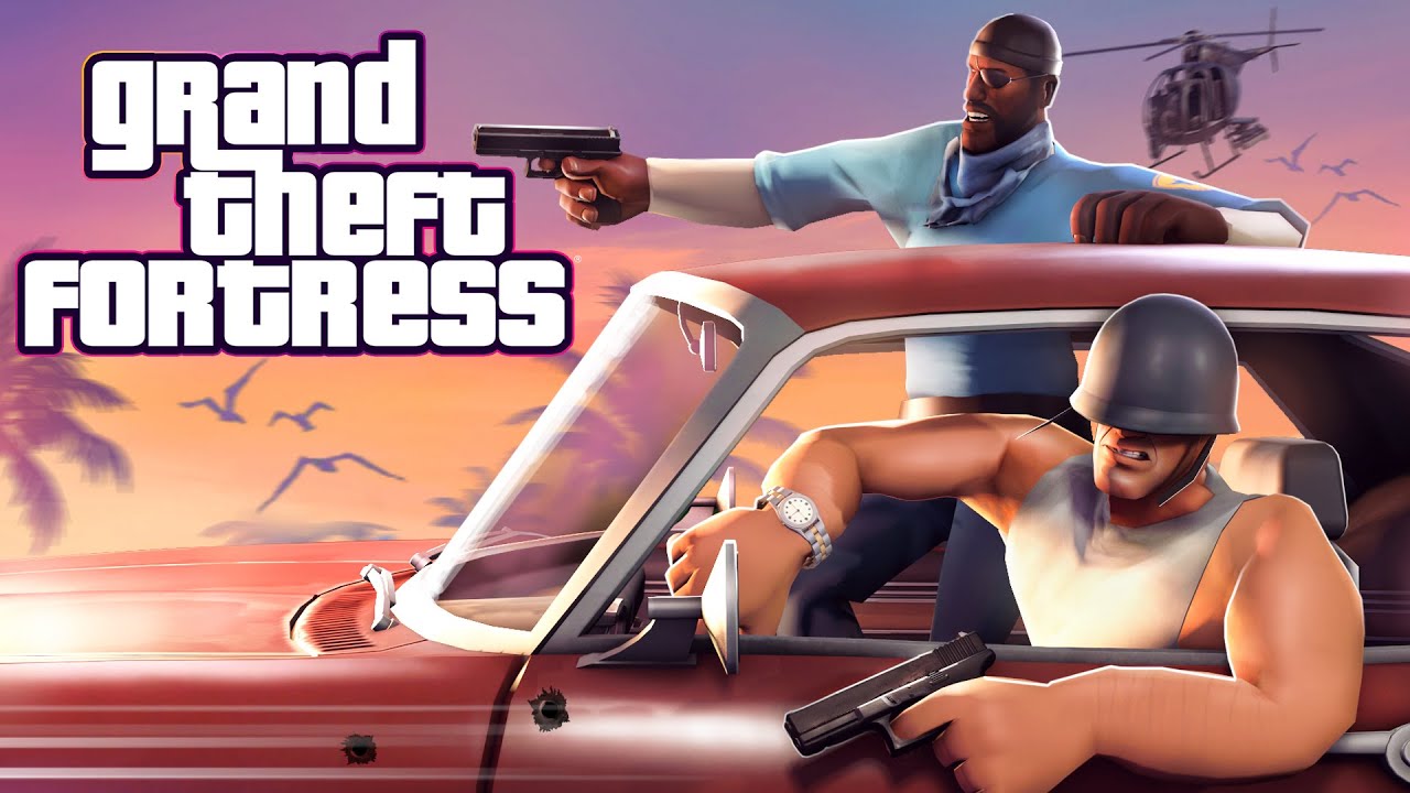 Трейлер Grand Theft Fortress 2 [SFM]