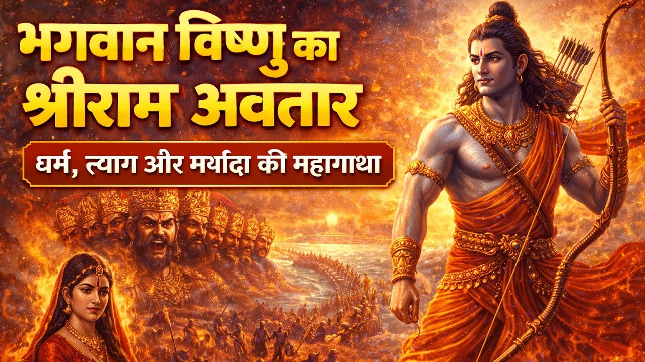 भगवान विष्णु का श्रीराम अवतार | धर्म, त्याग और मर्यादा की महागाथा | Ramayan Full Story in Hindi