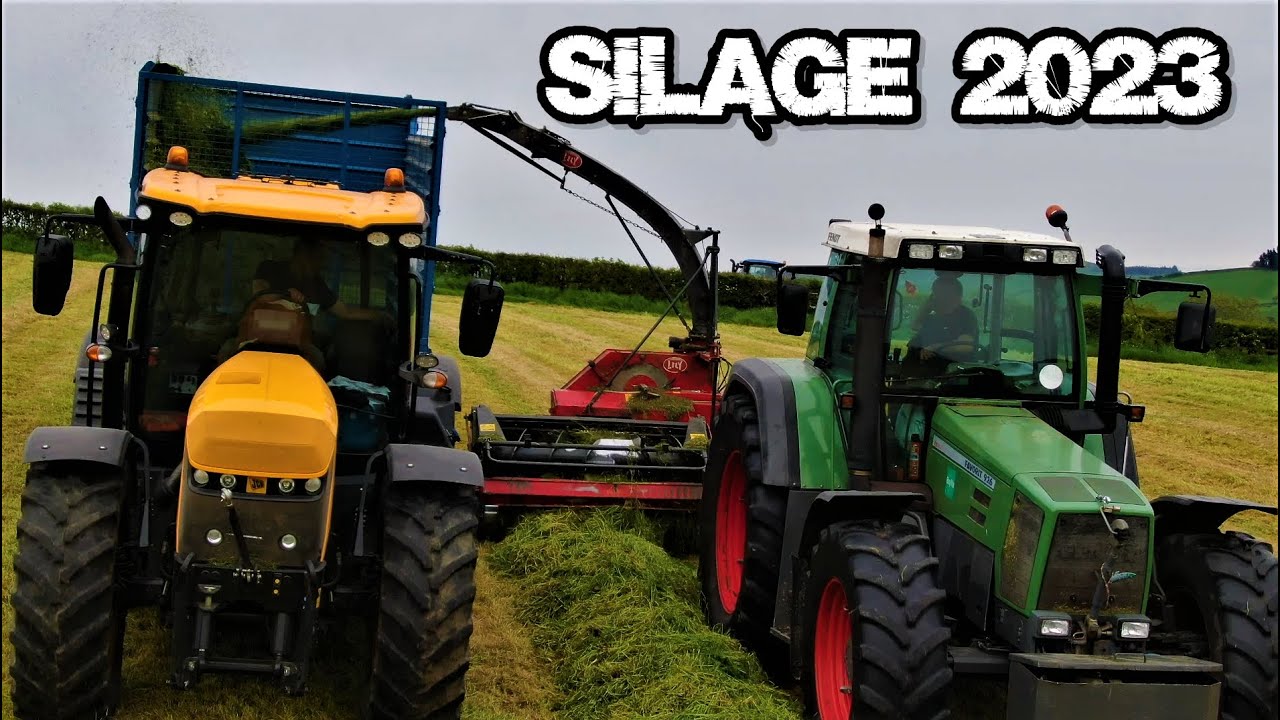 Drag Chopping Silage 2023 ~ Ian Pickthall Agricultural Contractors