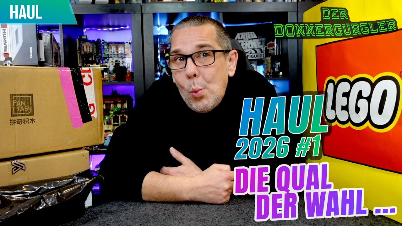 Lego und Klemmbausteine Haul Nr. 1 - Januar 2026 - Wer soll das alles bauen?