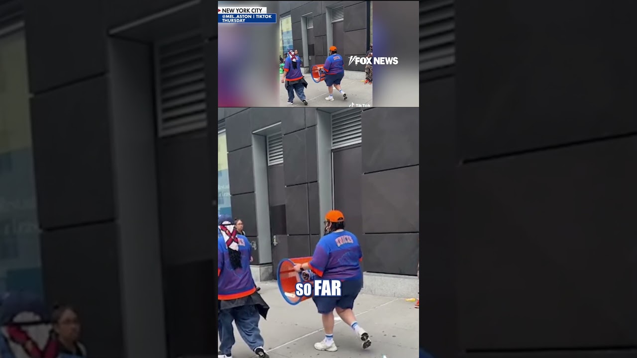 DEI exec FIRED for DUMPING TRASH at Knicks Parade #foxnews #news #us #fox