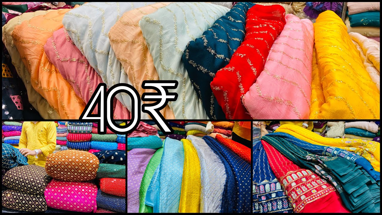 Heavy imported running materials from 40Rs designer fabric collection with price