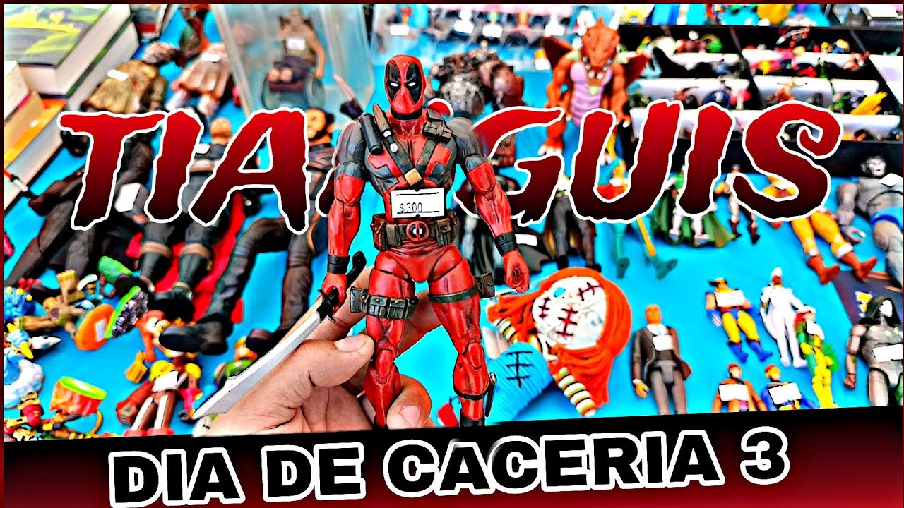 BUSCANDO FIGURAS EN TIANGUIS /3/#foryou #viral #fyp #figuras #deadpool #wolverine #ironman #marvel