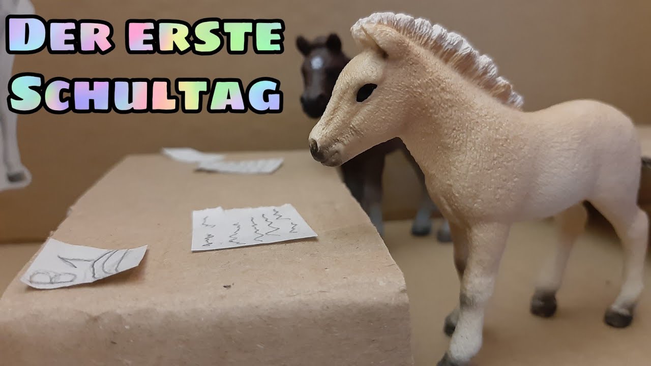 #1 Der erste Schultag ❤ Willkommen in der Fohlen Schule { Schleich Serie / DEUTSCH } 🐴