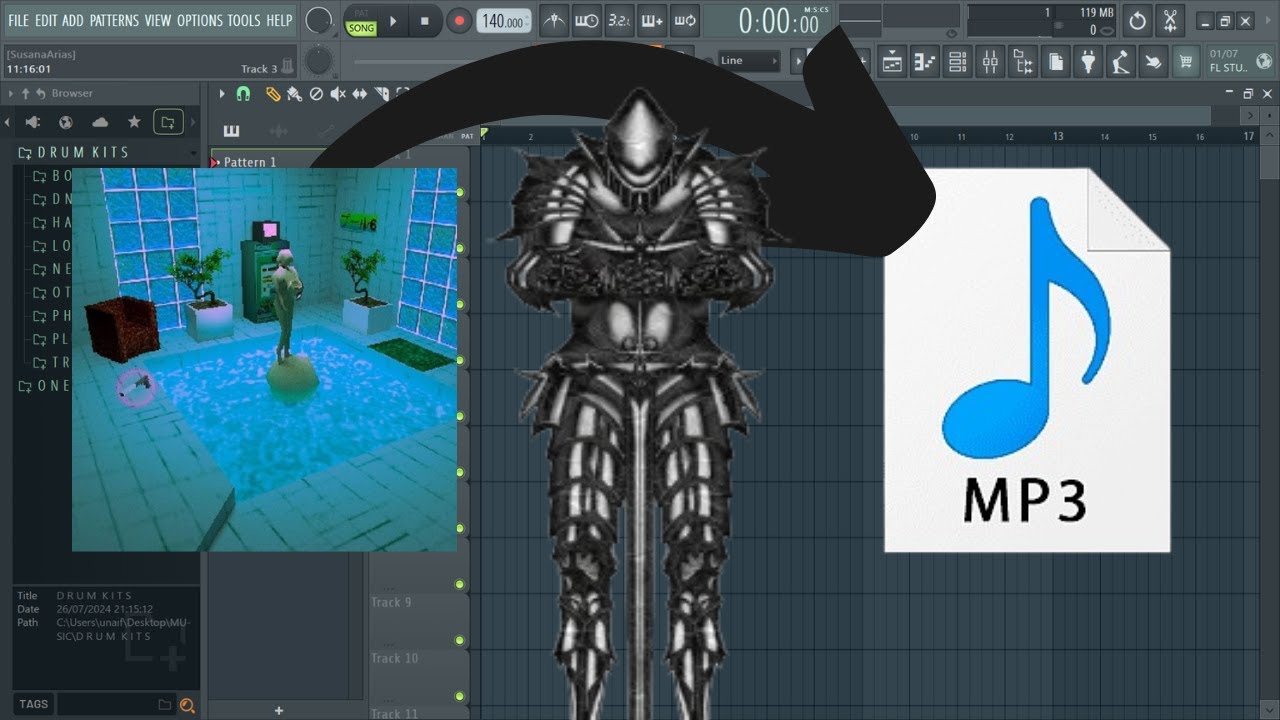 Making MUSIC from IMAGES! / / part.1 ethereal edition